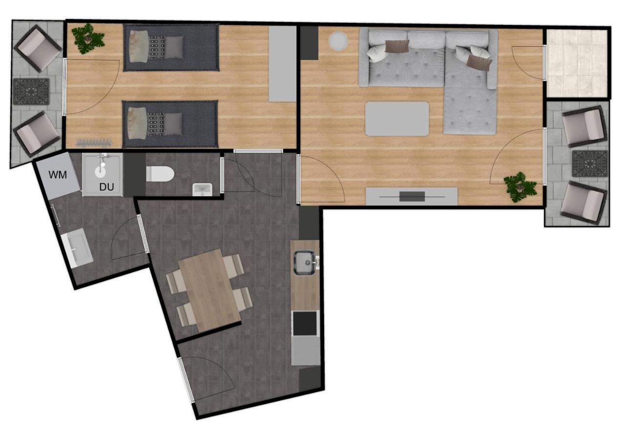 Smarte Dachgeschosswohnung Mit 2 Terrassen Direkt Am Hauptbahnhof Viena Exterior foto